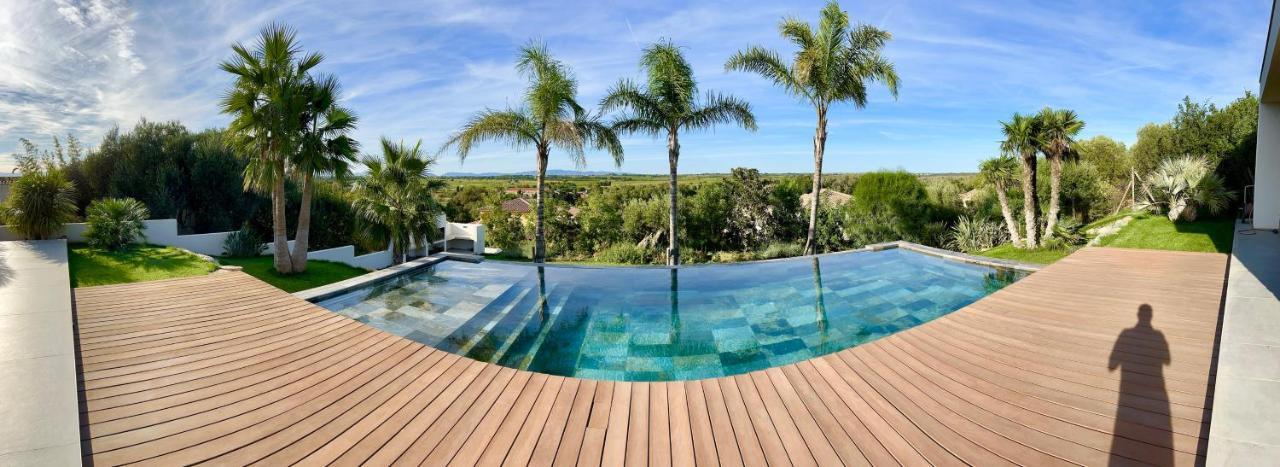 Villa D'Exception Avec Piscine A Debordement - Vue Panoramique Saint-Nazaire  Buitenkant foto